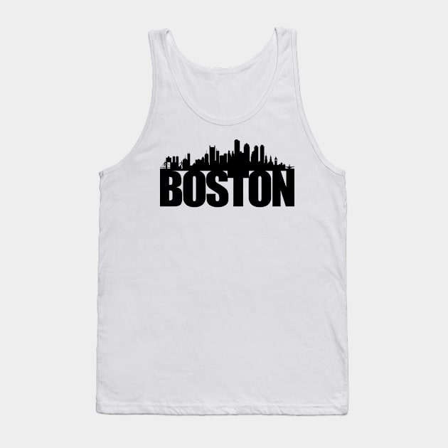 Boston Skyline Tank Top by ianscott76